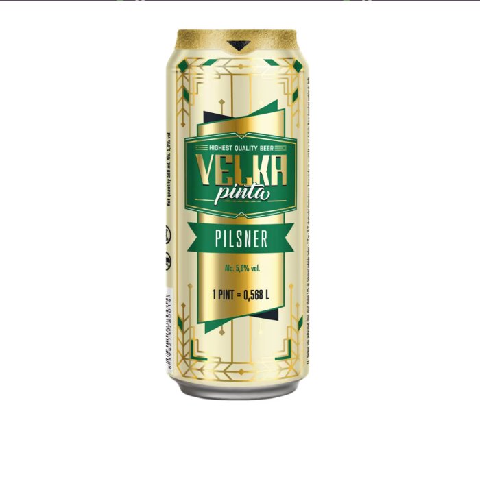 Velka Pinta Pilsner / Большая пинта Пильзнер 0,568 бан.