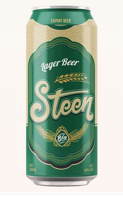 Camel International Beer Co. Steen Lager /  Стин Лагер светлое 0,5 бан.