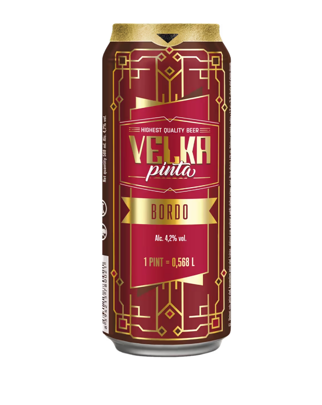 Velka Pinta Bordo / Большая пинта Бордо 0,568 бан.