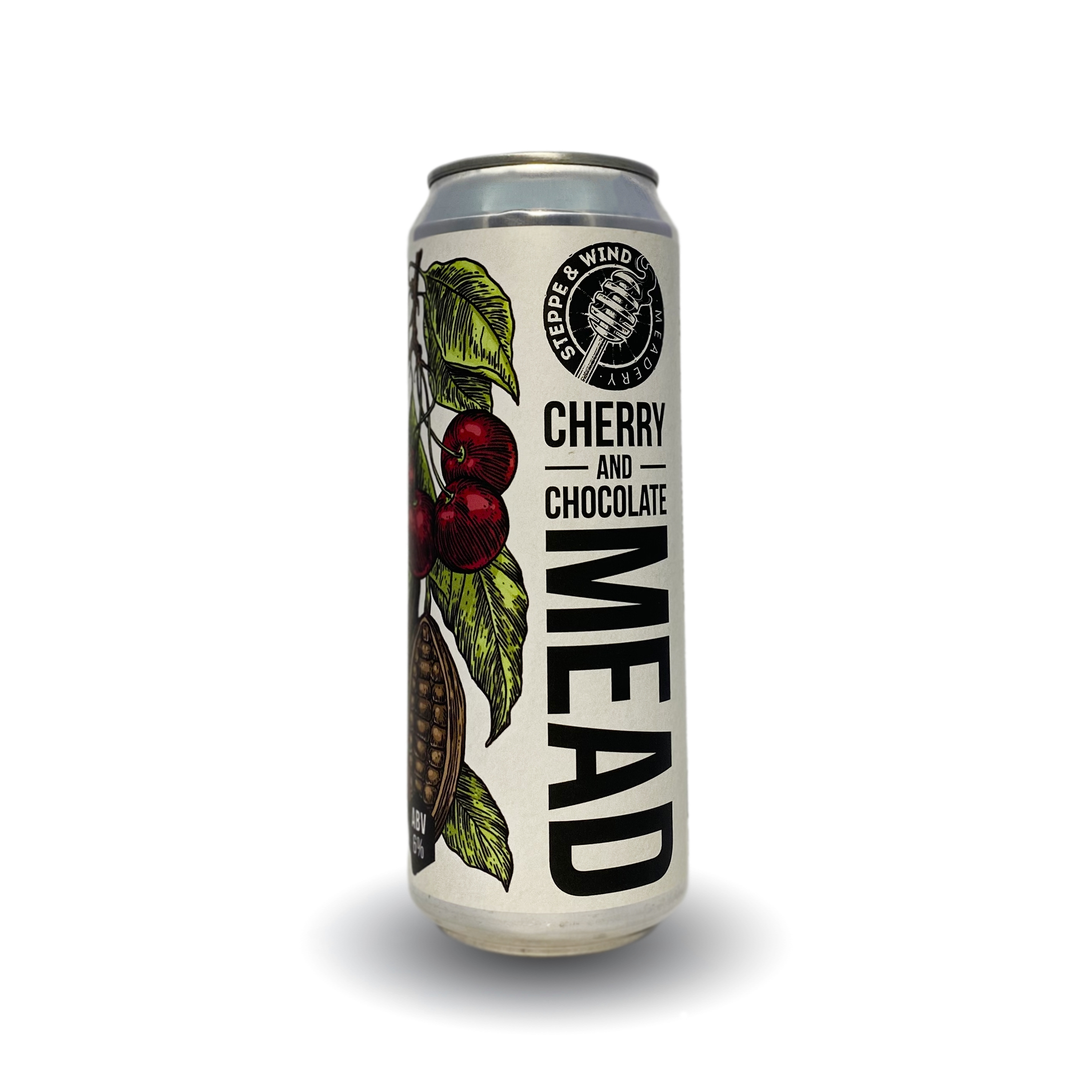 Мёд Steppe&Wind Cherry Chocolate Mead / Медовуха шоколад вишня 0,45 бан.