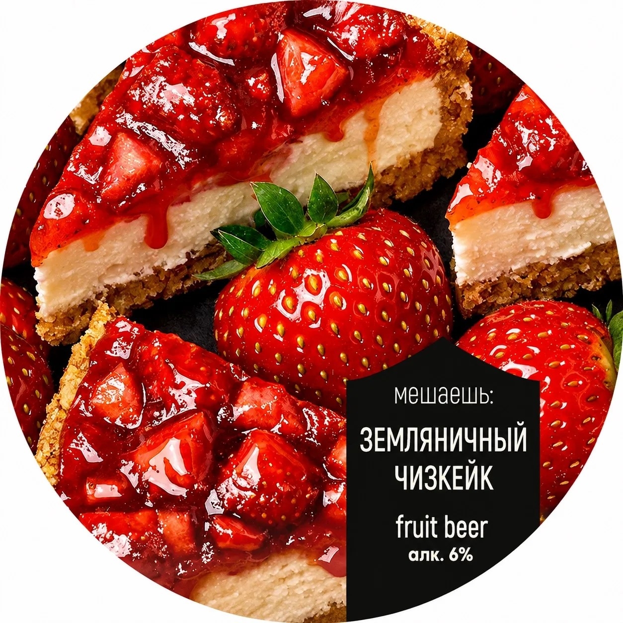 Alaska Мешаешь Земляничный Чизкейк