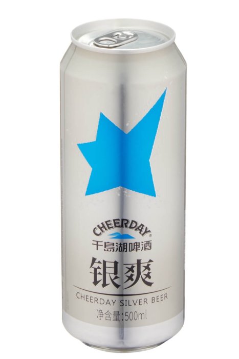 Hangzhou Qiandaohu Cheerday Silver Lager Beer / Чирдэй Сильвер Лагер Бир 0,5 бан.