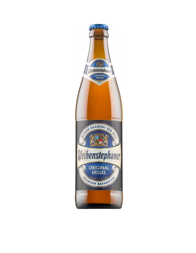 Weihenstephaner Original Helles / Вайненштефанер оригинальное светлое пиво 0,5 бут.