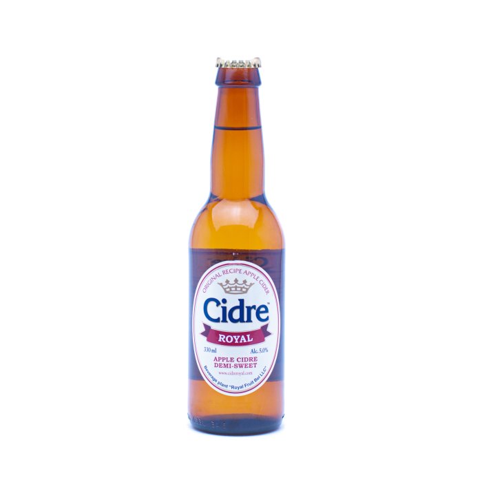 Сидр Royal Fruit Garden Cidre Royal Apple Cidre Demi Sweet / Яблочный полусладкий 0,33 бут.