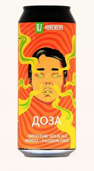 4Brewers Доза Mango Passion Fruit 0,45 бан.