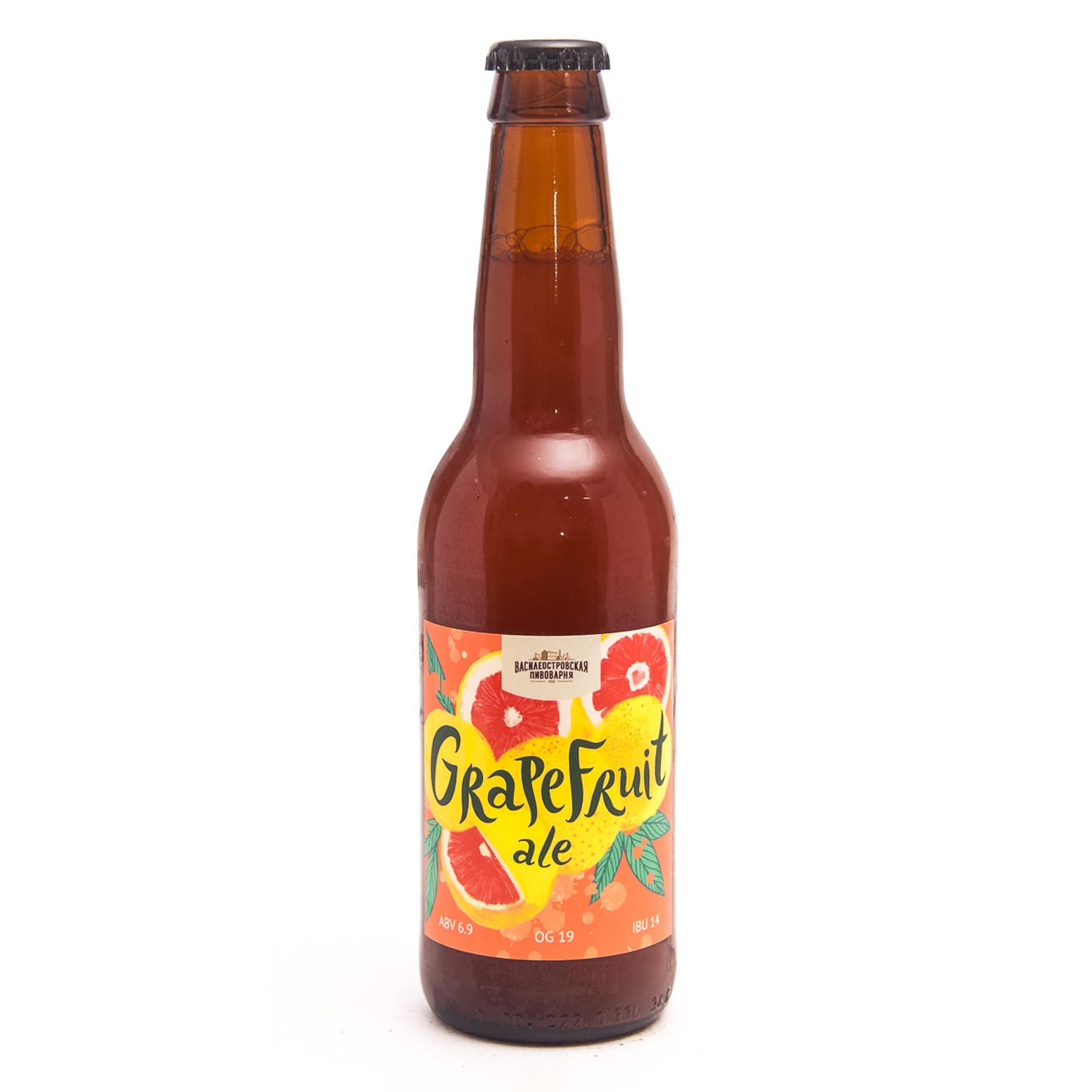 Василеостровское Grapefruit Ale / Грейпфрутовый эль 0,33 бут.