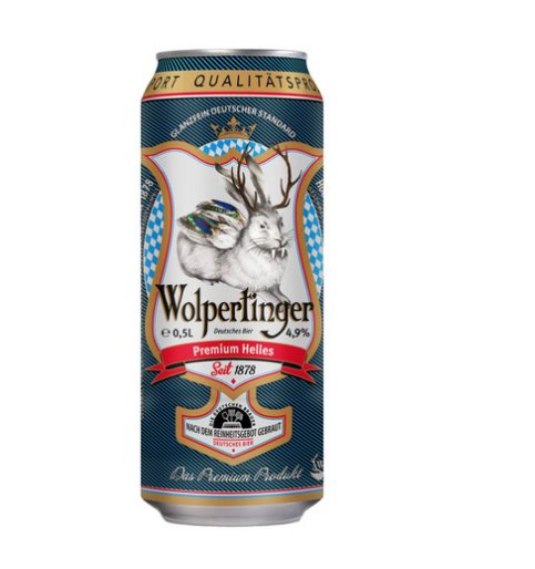 Wolpertinger Premium Helles / Вольпертингер Премиум Хеллес 0,5 бан.