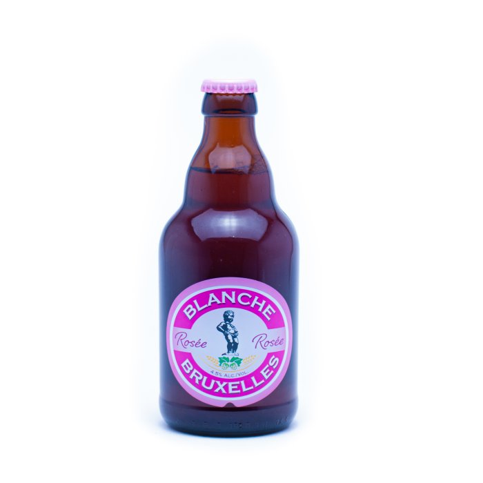 Lefebvre Blanche De Bruxelles Rosеe / Розовый витбир (пшеничное пиво)  с добавлением ягод 0,33 бут.