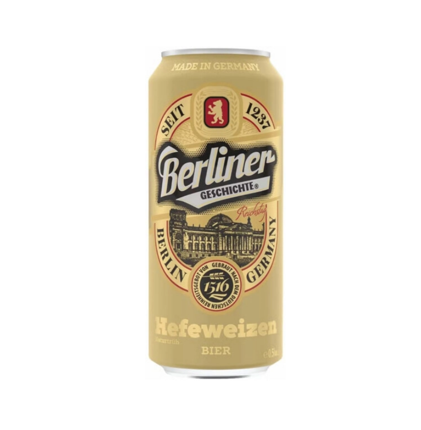 Eibau Berliner Geschichte Hefeweizen / Берлинская история нефильтрованное пшеничное 0,5 бан.