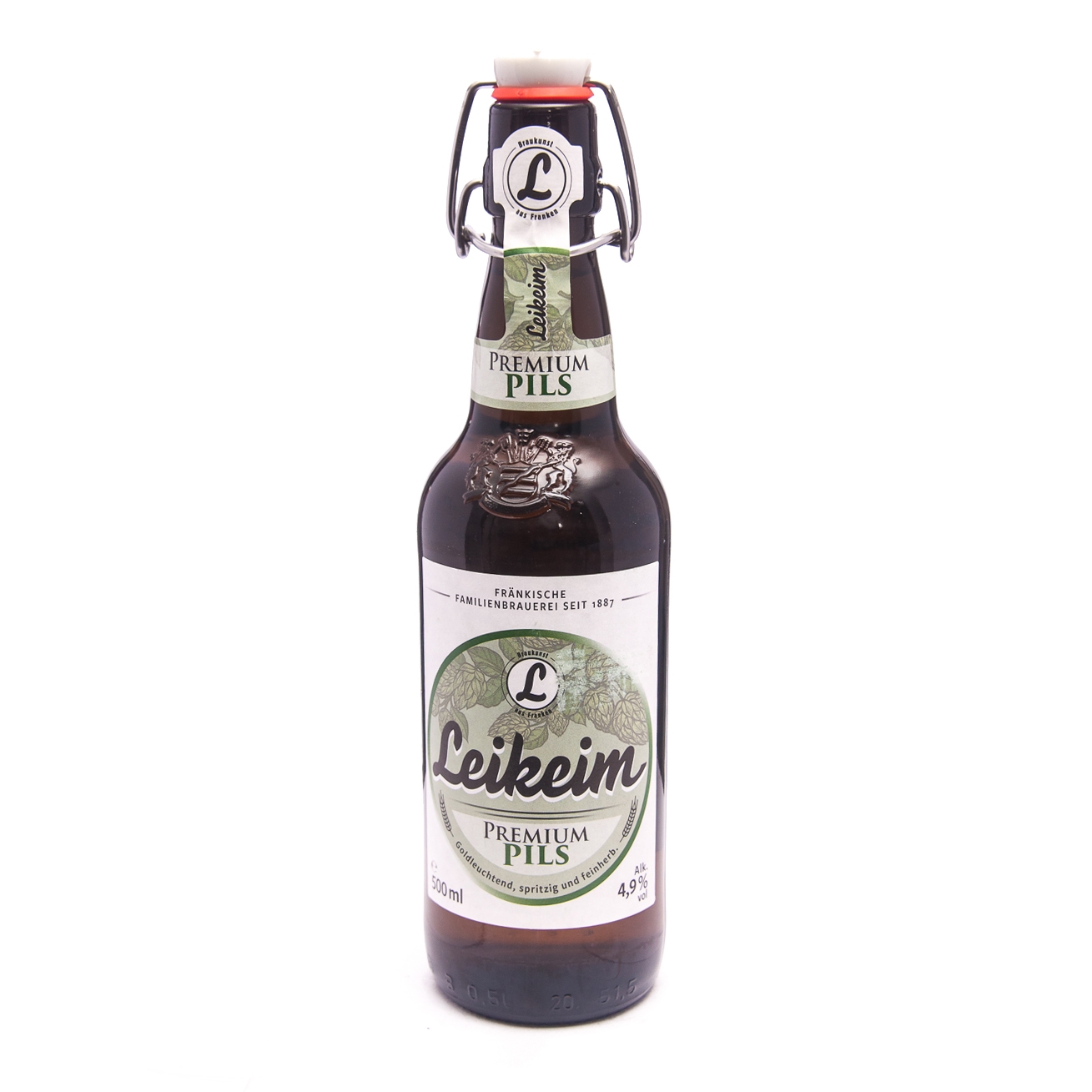 Brauhaus Leikeim Premium Pils / Премиальный пильз 0,5 бут.