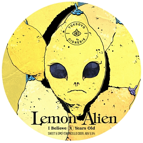Сидр Toksovo Lemon Alien / Сидр Токсово Лимонный Инопланетянин