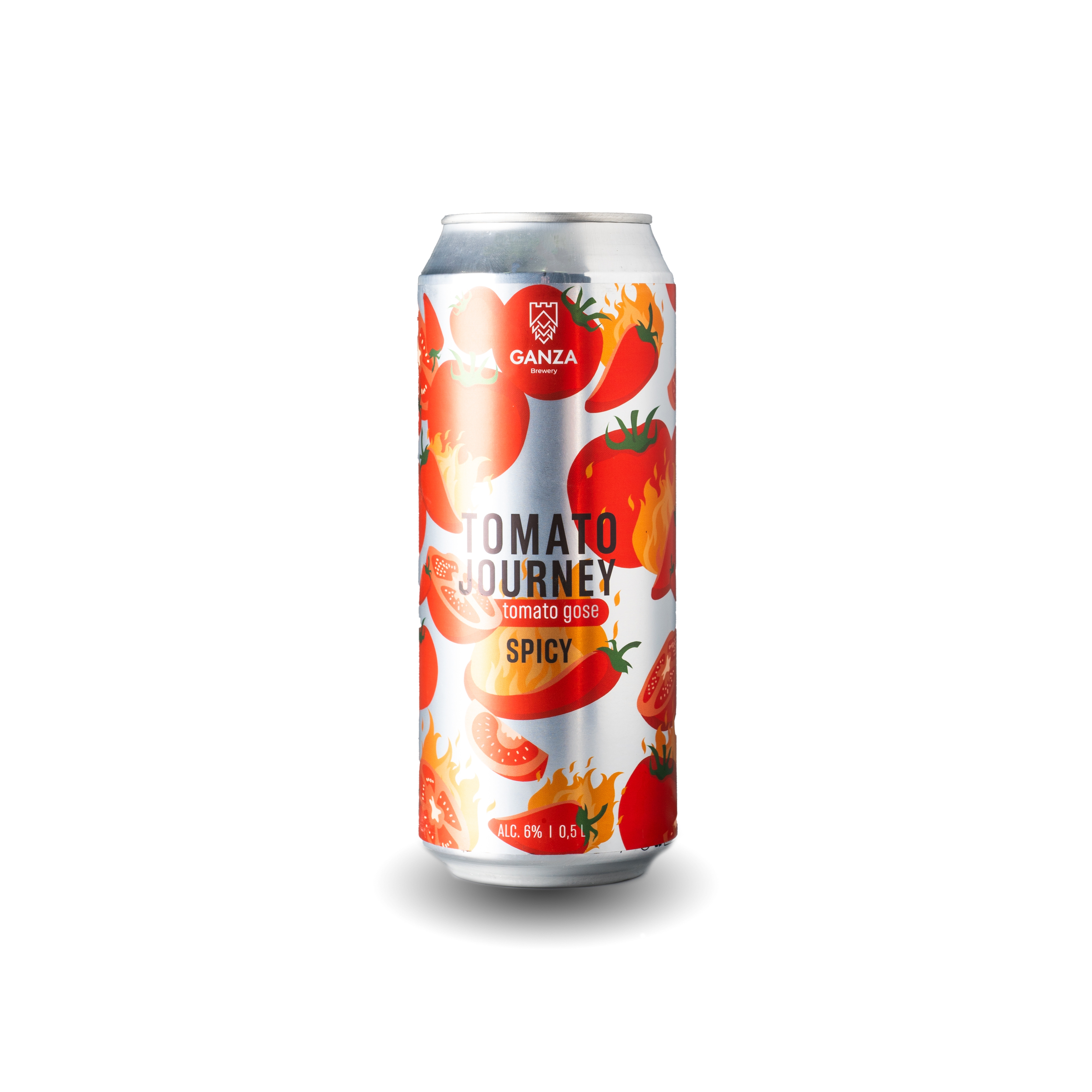 Ganza Tomato Journey Spicy / Томатное путешествие, острое 0,45 бан.