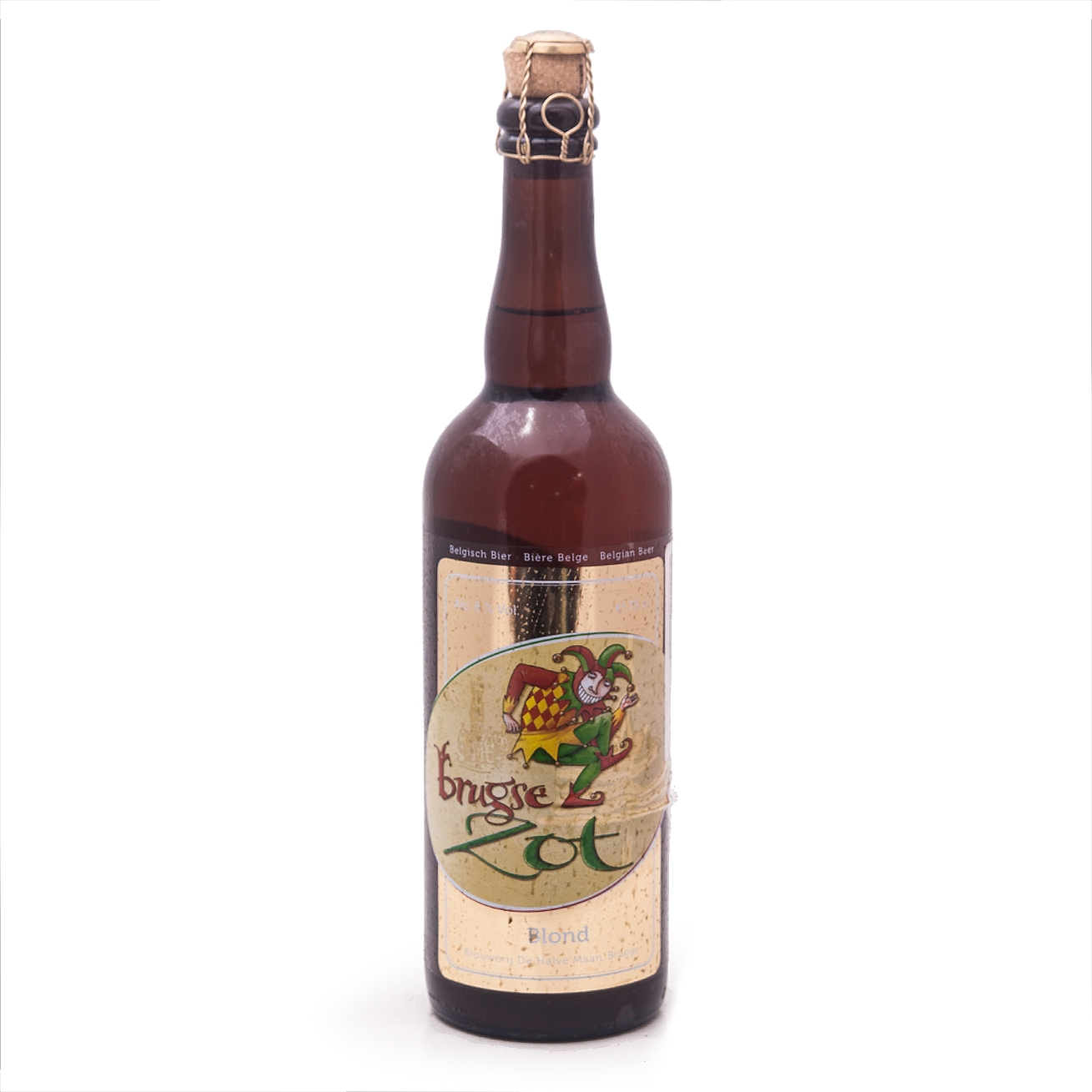 De Halve Maan Brugse Zot Blond/Шут из Брюгге Светлый 0,75 бут