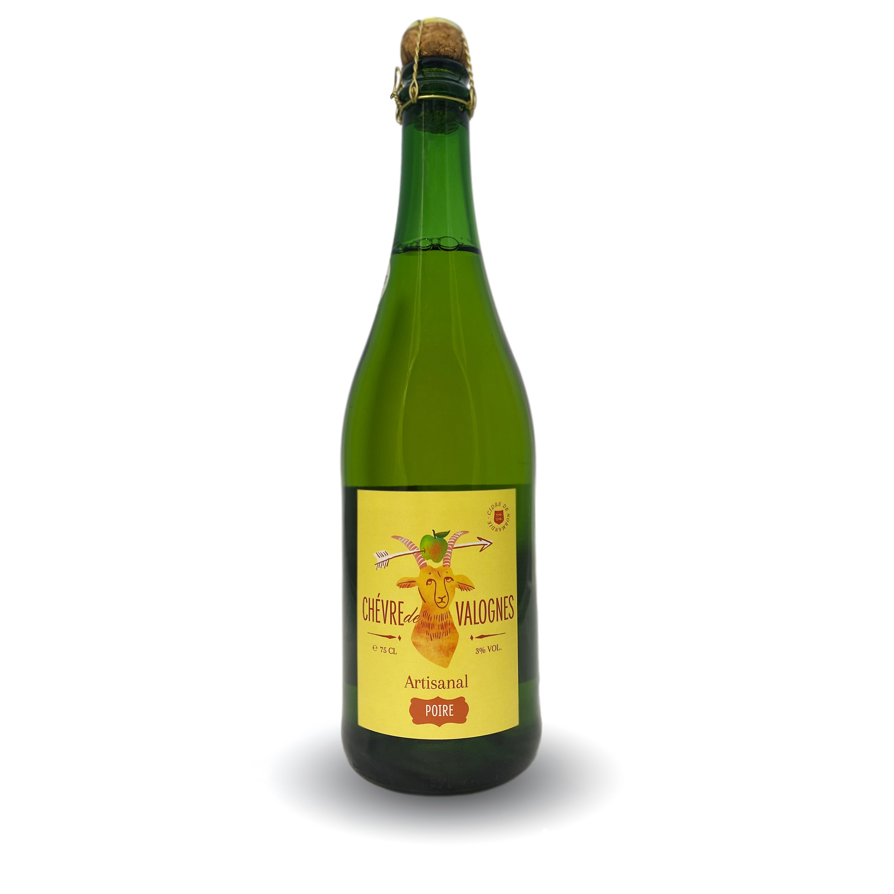 Пуаре Chevre De Valognes Cidre Artisanal / Шевр де Валонь ремесленный грушевый 0,75 бут.
