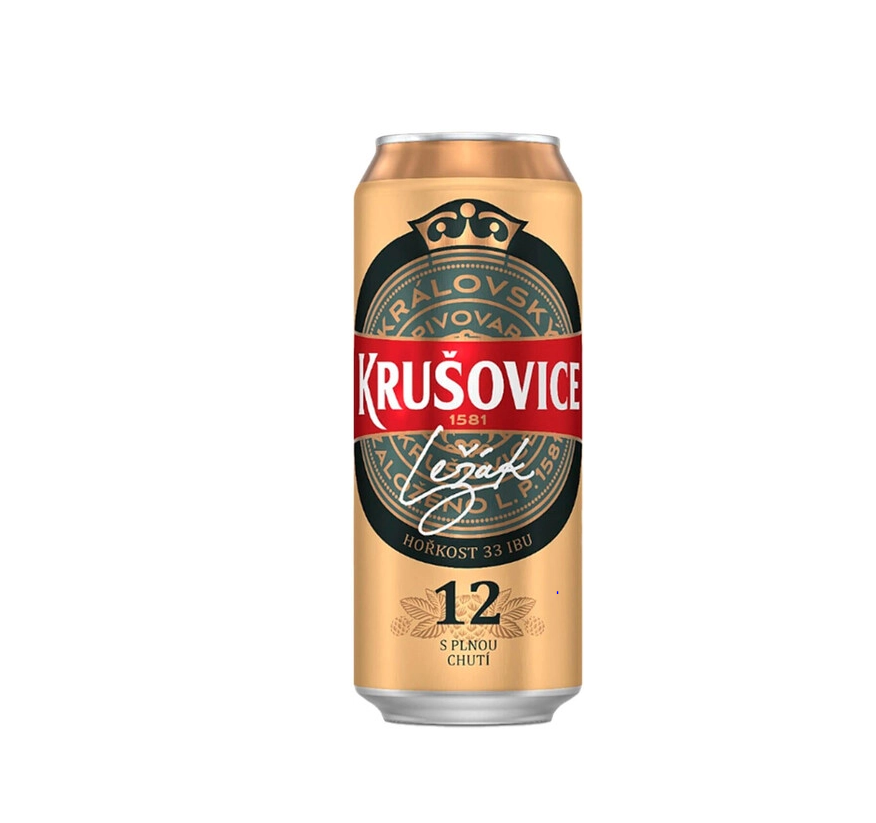 Krusovice Lezak 12 / Лежак 12 0,5 бан.
