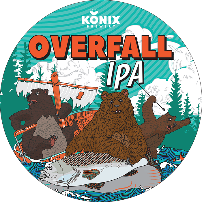 Konix IPA Overfall / Коникс ИПА Коникс Индийский светлый эль Оверфол