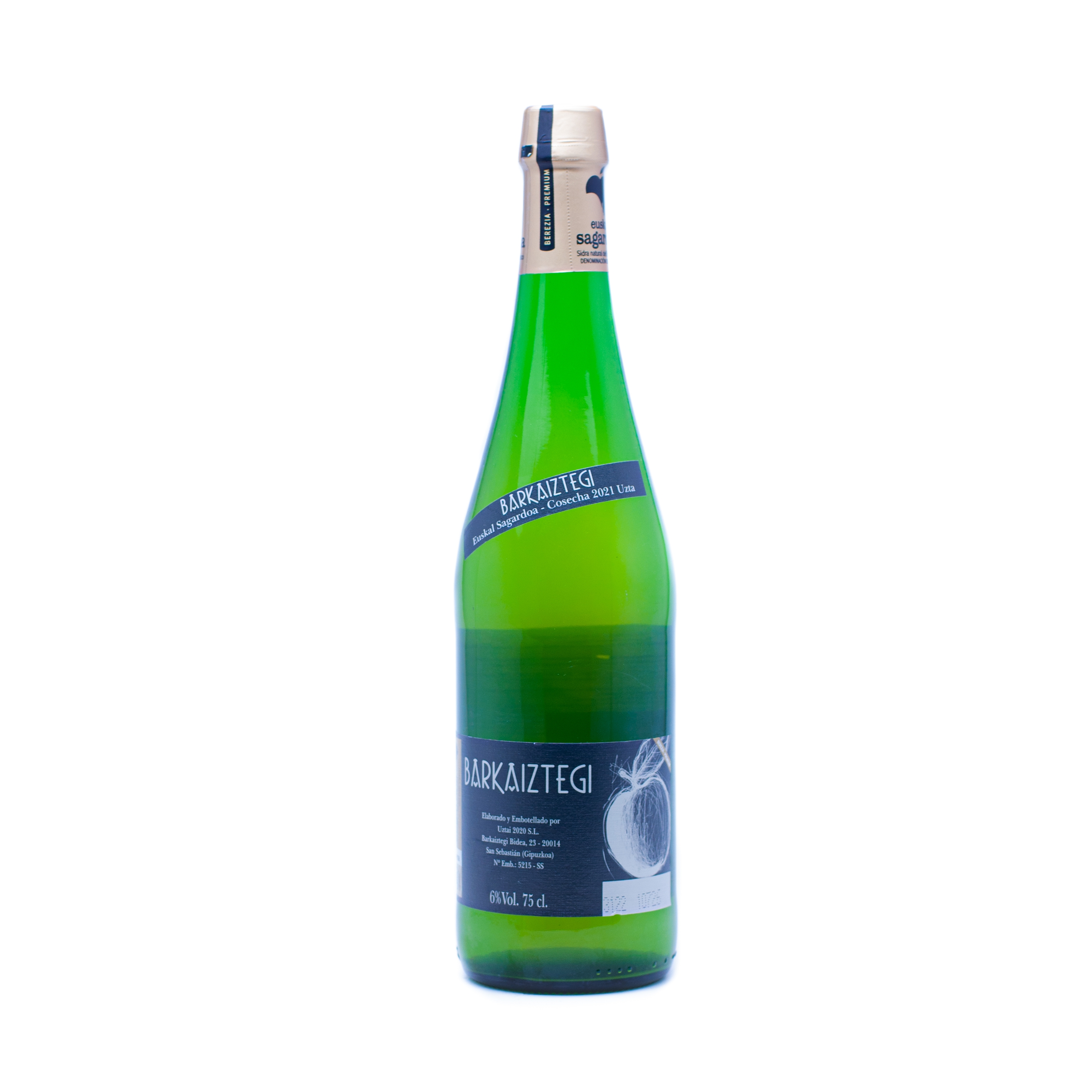 Сидр Barkaiztegi Natural Premium Del Pais Vasco Euscal 0,75 бут.