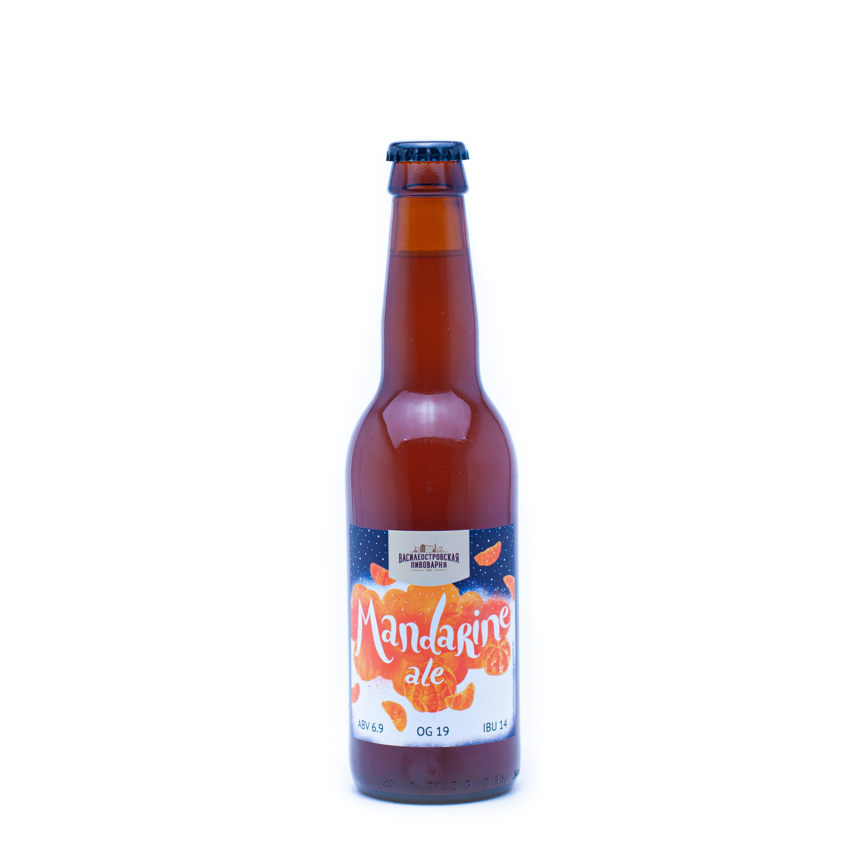 Василеостровская Mandarine Ale /Мандариновый эль 0,33 бут
