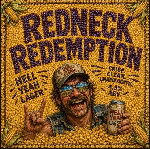 Nuclear Redneck Redemption | Hell Yeah Corn Lager / Искупление реднека О, да! Кукурузный лагер