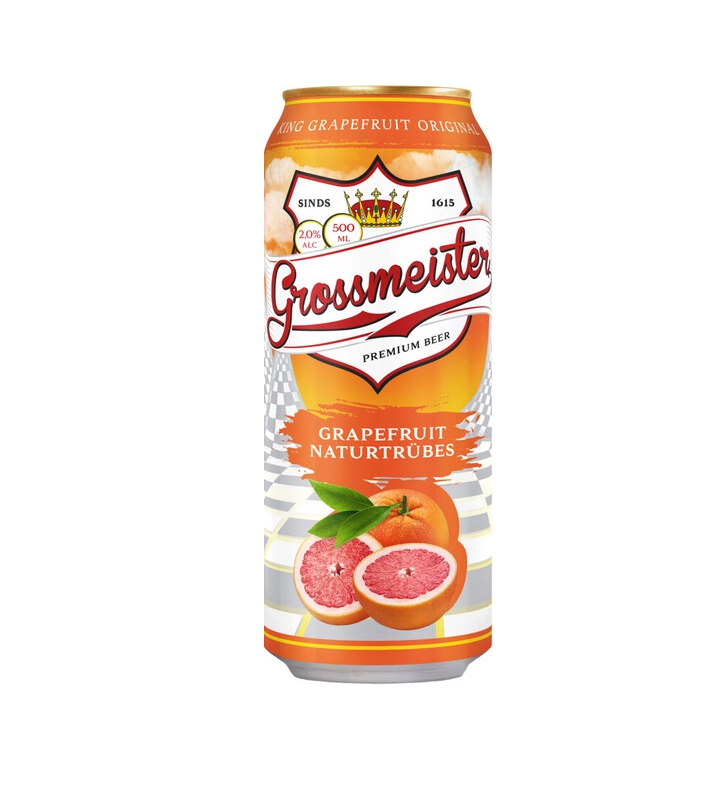 Feldschlosschen Dresden Grossmeister Naturtrubes Grapefruit / Гроссмейстер неф. грейпфрут 0,5 бан.