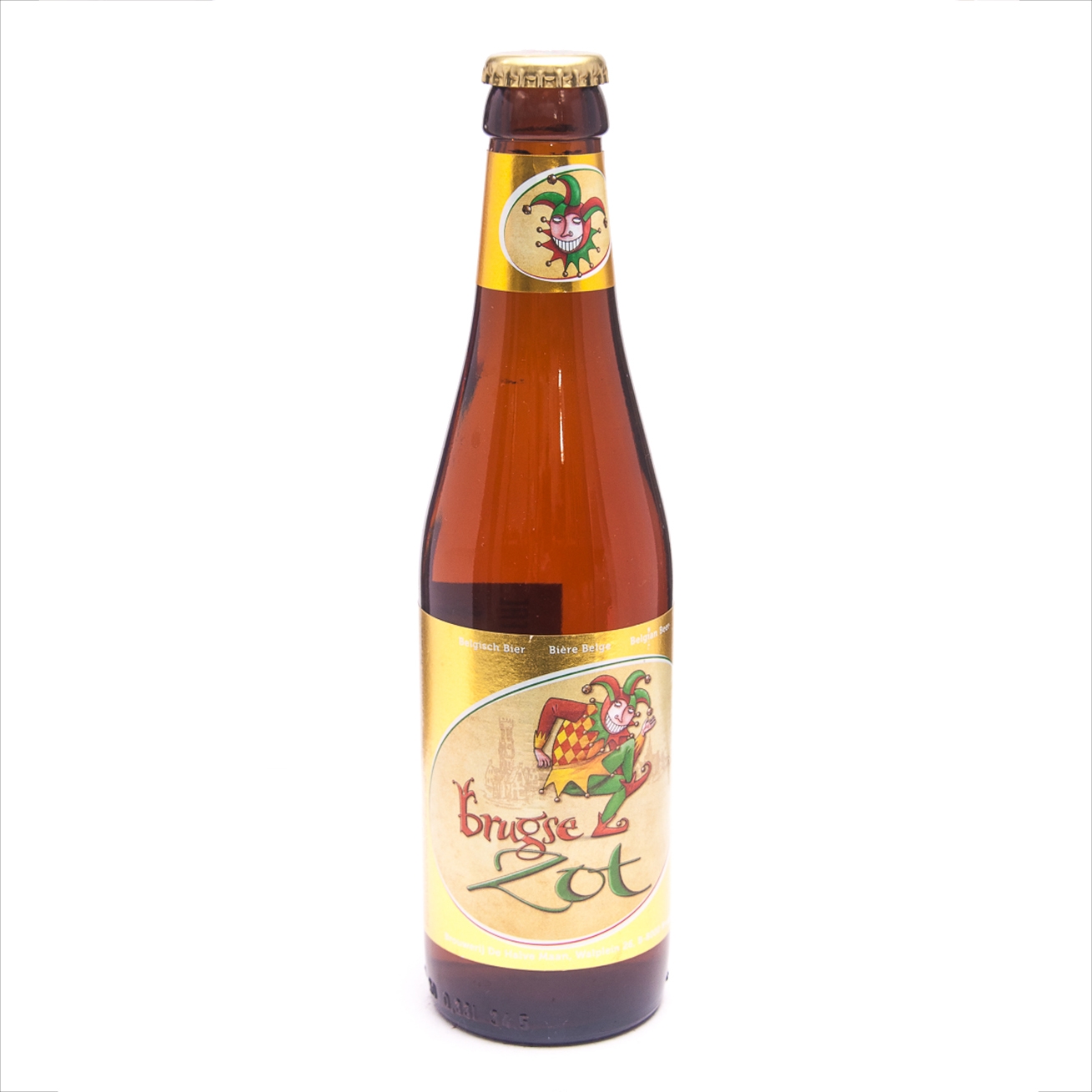 De Halve Maan Brugse Zot Blond/Шут из Брюгге Светлый 0,33 бут