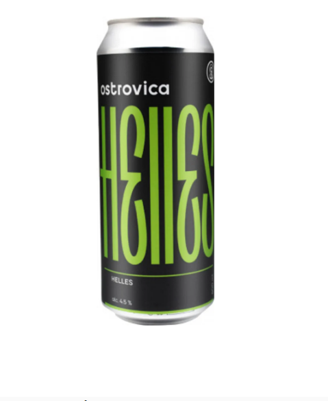 Ostrovica Helles / Светлое пиво 0,45 бан.