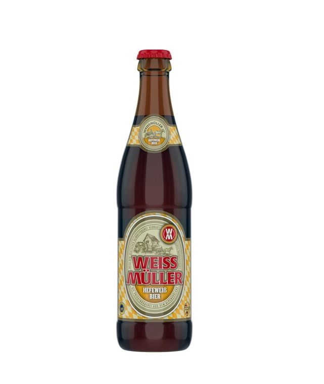 Weissmuller Hefeweissbier / Вайсмюллер нефильтрованное пшеничное пиво 0,5 бан.