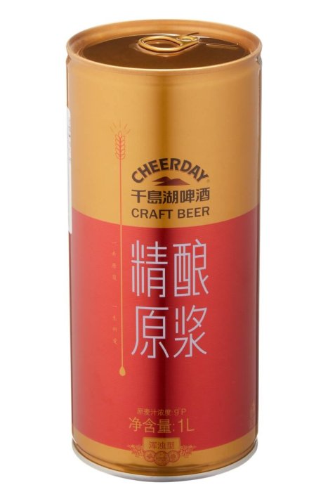Hangzhou Qiandaohu Cheerday Gold Beer / Чирдэй Голд Бир 1,0 бан.
