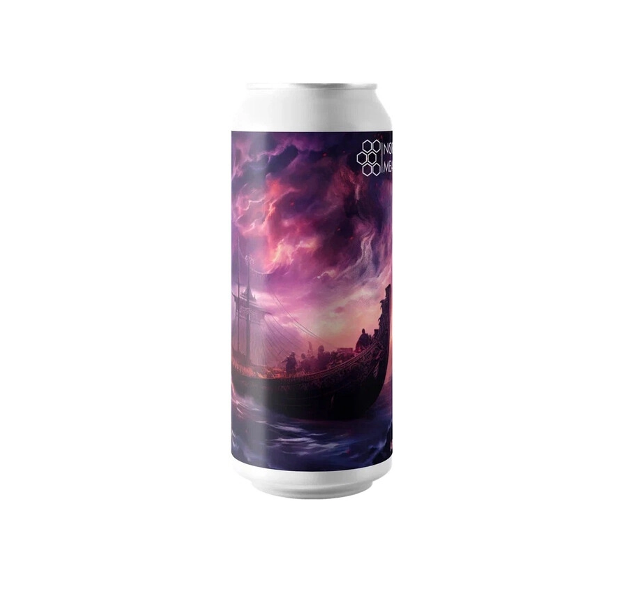 Мёд Nordic Blueberry Vanilla Caramel / Медовуха черника ваниль карамель 0,45 бан.