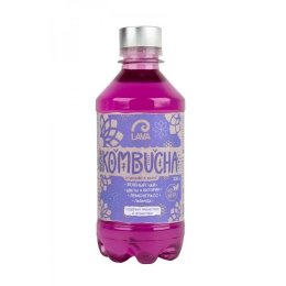 Напиток Лава Суперфуд Kombucha Зеленый чай Цветы Клитории Лемонграсс Лаванда  330мл