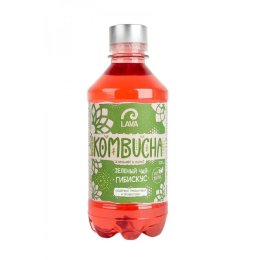 Напиток Лава Суперфуд Kombucha Зеленый чай Гибискус 330мл