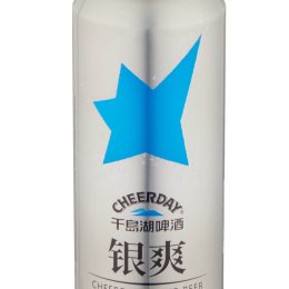Hangzhou Qiandaohu Cheerday Silver Lager Beer / Чирдэй Сильвер Лагер Бир 0,5 бан.