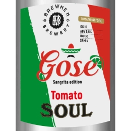 Brewmen Tomato Soul Sangrita Edition /Томатная душа версия сангрия 0,45 бан.