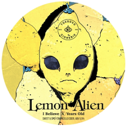 Сидр Toksovo Lemon Alien / Сидр Токсово Лимонный Инопланетянин