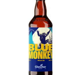 Gletcher Blue Monkey Wheat Ale / Глетчер синий обезьяна пшеничный эль 0,5 бут.
