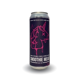 Мёд Steppe&Wind Smoothie Mead Strawberry Banana Cranberry / Медовуха клубника банан клюква 0,45 бан.