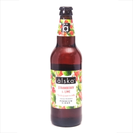 Сидр Alska Strawberry Lime/Клубнично-лаймовый 0,5 бут.